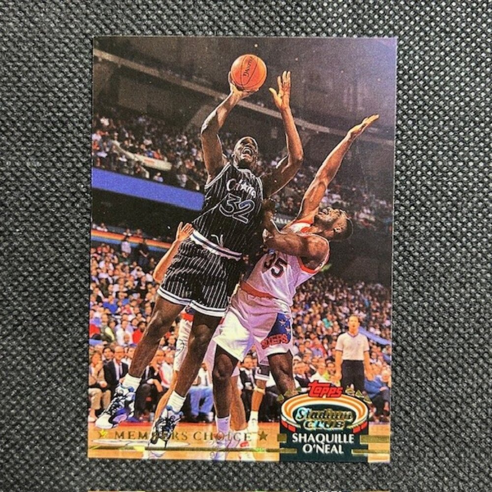 1992-93 Topps Stadium Club Members Choice Shaquille O'Neal #201 RC ROOKIE Magic